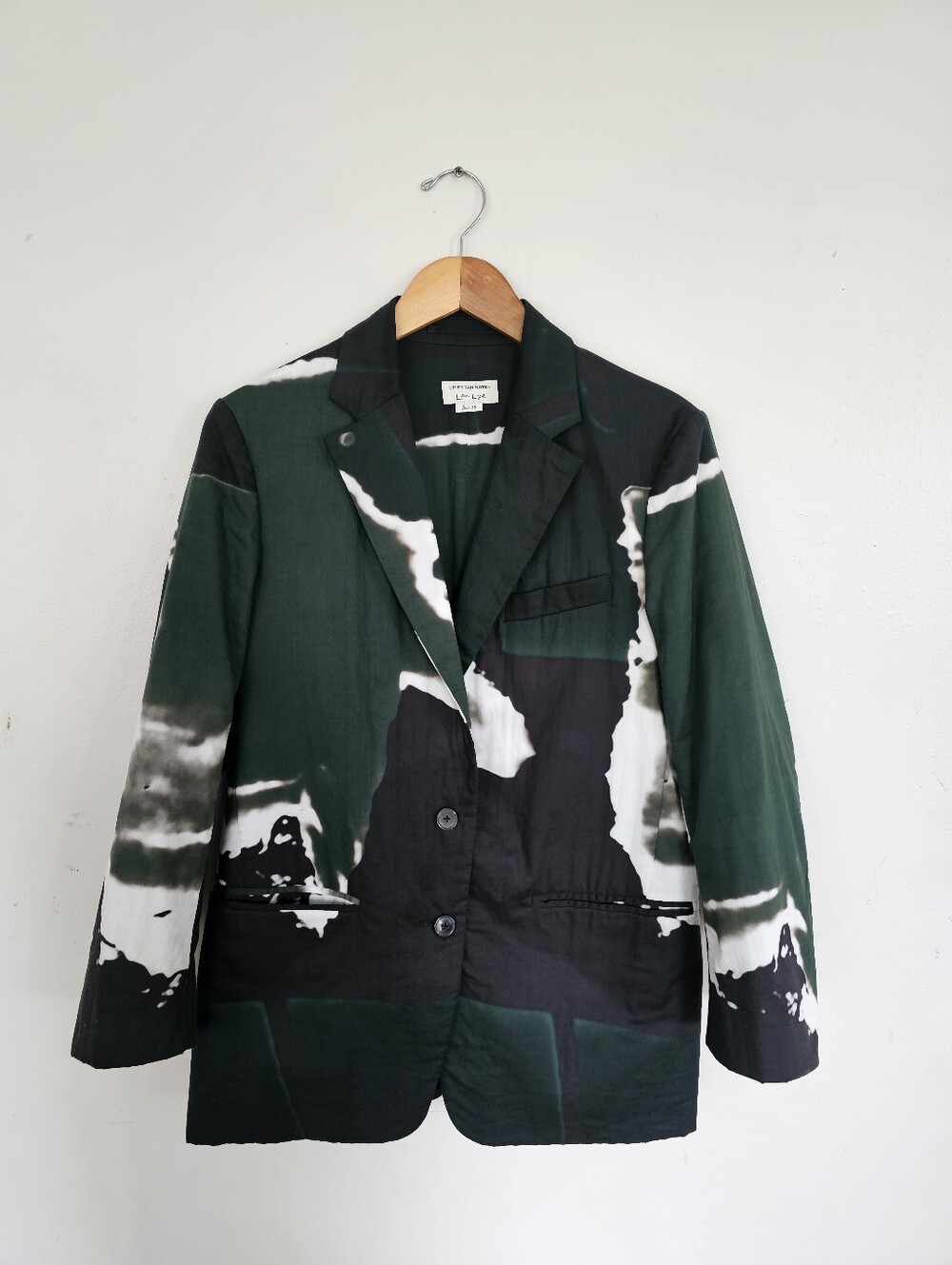 Dries Van Noten X Len Lye Printed Cotton Jacket
